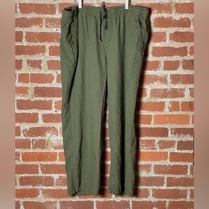 2XL linen blend Old Navy pants
